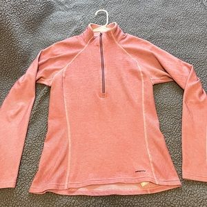 Patagonia Half-zip Top - women’s, medium, light pink